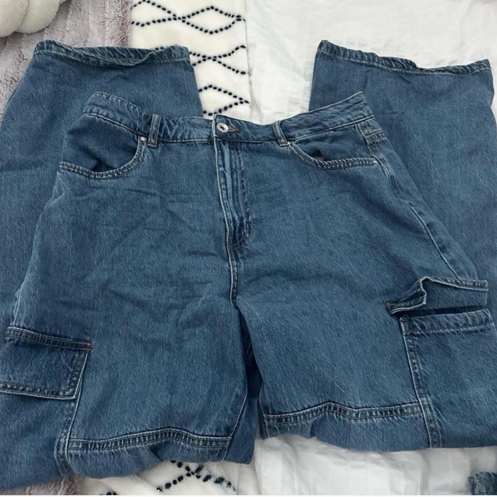 Ardene Blue Straight Leg Women Jeans